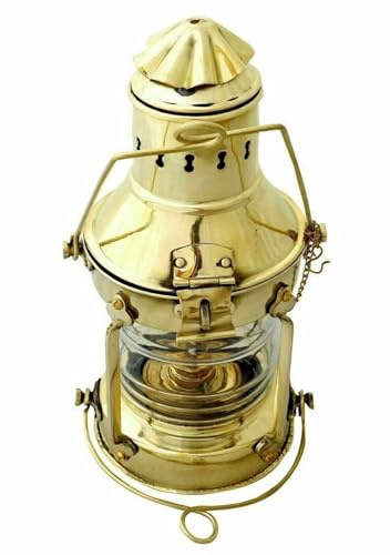 Antico Vintage Lampada A Olio Marittimo Appeso Nave Lanterna Carburante Nautico Marine Ottone Lampade A Olio Lanterna Da Collezione Casa Decorativa Lampada di Illuminazione
