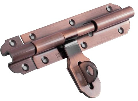 180 mm Schieberiegel, Riegel Tür Schiebeschlösser, Edelstahl Schlossriegel, mit Schrauben,Sicherheits Vorrichtung für Gartentor Türriegel für Gartentor