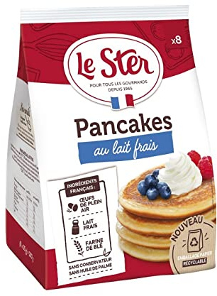 LE STER - Pancakes Au Lait Frais 280G - Lot De 4