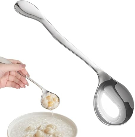 Cucharas Curvas Adultos Discapacitados Vajilla De Acero Inoxidable | Cuchara Adaptativa Enfermería Para Personas Con Discapacidad, Ancianos, Pacientes, Cuidadores, Hospitales, Residencias