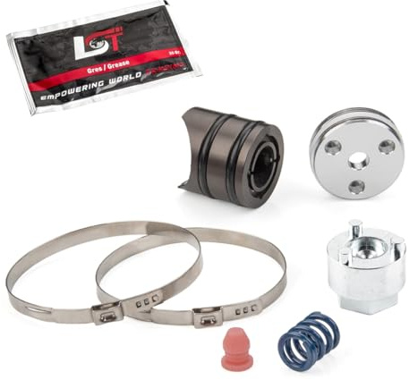 LST Lenkgetriebe Druckstück Teilesatz (7er Set) kompatibel mit Mercedes-Benz C-Klasse W205 S205 A205 C205 E-Klasse W213 S213 A238 C238 – reduziert Lenkspiel & Geräusche, für Wartung & Instandsetzung