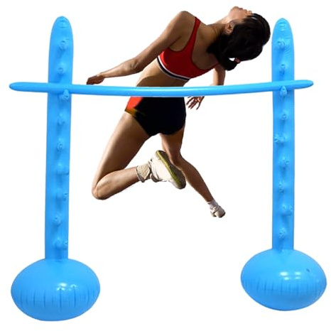 Jumping Stick Game - 21,65 x 70,87 Zoll aufblasbare Hochsprungstange, tragbare interaktive Yard-Requisite, langlebige Sommer-Hinterhof-Pool-Party-Ausrüstung | Lustiges Aktivitäts-Urlaubsspiel für die