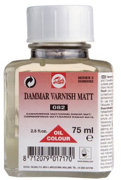 Talens DAMMAR VARNISH MATT JAR - 75ml
