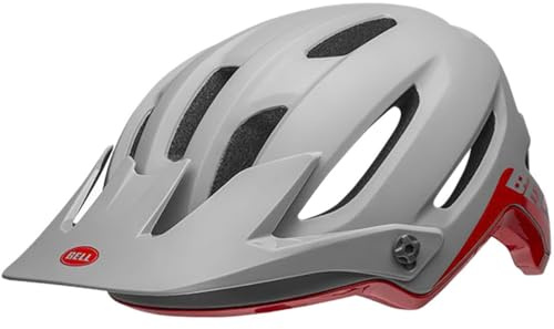 BELL 4Forty MIPS Adult Mountain Bike Helmet - Matte Dark Gray/Crimson (2023), Medium (55-59 cm)