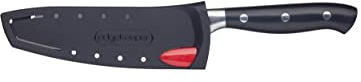 MasterClass Santokumesser, Edgekeeper Edelstahl selbstschärfendes Santokumesser, 12cm (5), verpackt, schwarz
