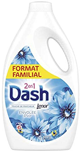 Lenor Dash Flüssigwaschmittel mit Lufteinlass, 2,4 l