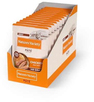 Nature's Variety Original No Grain Paté för katter vuxna med kyckling 70 g x 12
