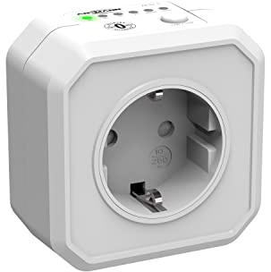 ANSMANN Temporisateur AES1 – Prise programmable pour radiateur électrique, Fer à Repasser, Lampe de Chevet, etc. – Prise électrique avec minuterie intégrée (15 Min ; 30 Min ; 1h ; 2h ; 4h ; 8h)
