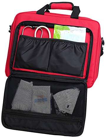 Erste-Hilfe-Rucksack, leer, groß, Postpartum-Besuchspaket mit hoher Kapazität, Gemeinschaftspflege-Rucksack, multifunktionales Notfallversorgungspaket