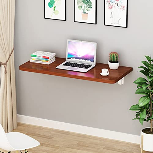 Klappschreibtisch Wandtisch klappbar Wandklapptisch Klapptisch,Platzsparend Schreibtisch klappbar Wäschetisch zum Falten von Kleidung,für kleinen Raum Büro Schlafzimmer Küche Esstisch Computertisch (