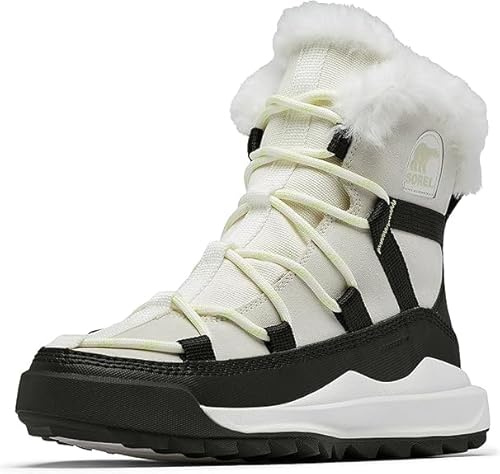 SOREL Women's ONA RMX Glacy Plus Waterproof Boot - Sea Salt, Black - 7