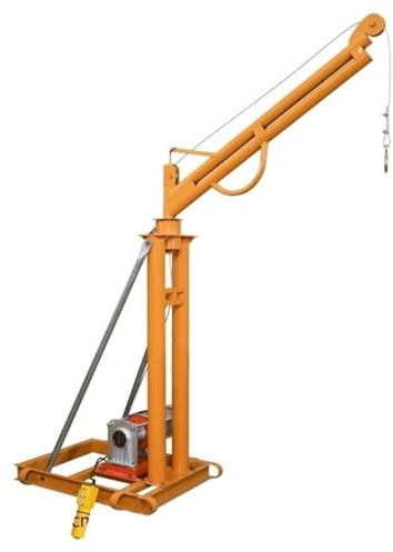 Grúas de elevación para decoración de sitios de construcción, polipastos domésticos pequeños + soporte para carga en interiores y exteriores (color: 500 kg, 30 m, 220 V, marco 2 ventiladores) (500 kg