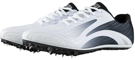 Leichtathletik Spike Schuhe,Sprint Spikes,Leichte Trainer Mit Spikes 8 Nägel Unisex-Leichtathletikschuhe Jugendsportschuhe mit Spikes Training rutschfeste VerschleißFest