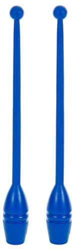 Sport-Tec Turnkeulen aus Kunststoff 2er-Set, Jonglier Keule, Schwungkeulen, Gymnastikkeulen, Akrobatikkeulen, 45 cm