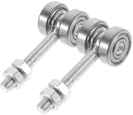 ETHZZLE 2pcs Sliding Door Crane Wheel Trolley Roller Assembly Track Roller Wheel Trolley Roller Trolley Wheel Trolley Assembly Rollers Trolley Rollers Trolley Wheels Caster Wheels