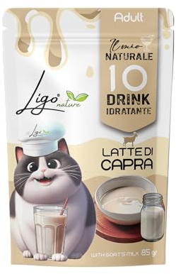 Il mio naturale drink idratante soup, cibo umido per gatti, 24 pz da 85gr (85 gr, Latte di capra)