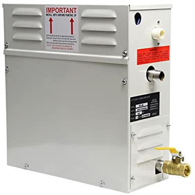 Generatore di Vapore per Sauna, 3KW/4.5KW Generatore di vapore commerciale Sauna a vapore Macchina da bagno a vapore for casa sauna da casa Spa Macchina for fumigati con controller digitale(4.5kw)