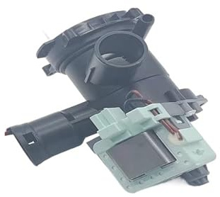 Bomba de Desagüe para Lavadora Para Siemens Para IQ300 Para IQ500 Lavadora Bomba De Drenaje Tambor De Lavado Lavadora Bomba De Motor De Drenaje(A(black))