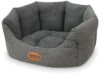 Nobby Komfort säng oval JOSI grå L x B x H: 65 x 57 x 22 cm