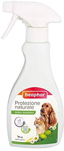 Beaphar Protezione Naturale, Spray Barriera per Cane e Gatto, con Olio di Neem e Lavanda, 250 ml