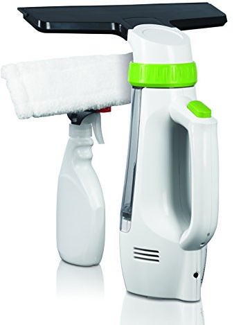 CLEANmaxx 02220 Professionnel Nettoie-vitre a accus | 3 en 1 | Pulvérisation, nettoyage, aspiration