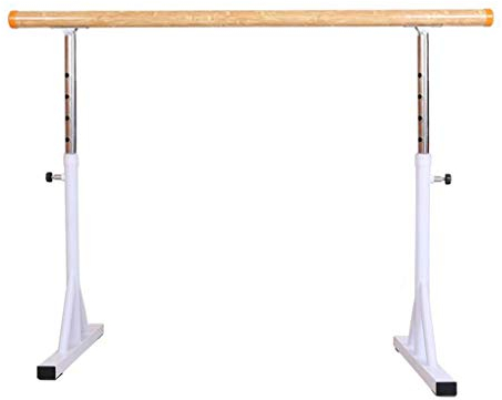 Ballettstange, Mobile Balley-Stange, Tanzstange, verstellbar, für Fitness, Übungen, Stretching, Ballett, sicheres Design mit rutschfesten Gummifüßen, geeignet für Erwachsene und Kinder ()