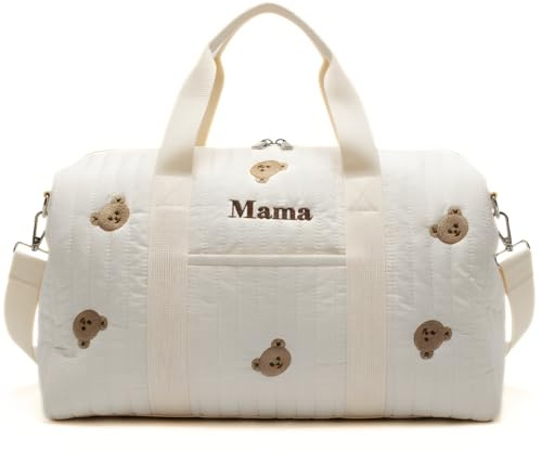 Kliniktasche Geburt mit Checkliste - Ideal für die Geburtsvorbereitung - Praktische Mommy Bag, Mama Set und Wickeltasche – Babyparty Geschenk - Baby und Mommy to be Essentials, Wochenbett Zubehör