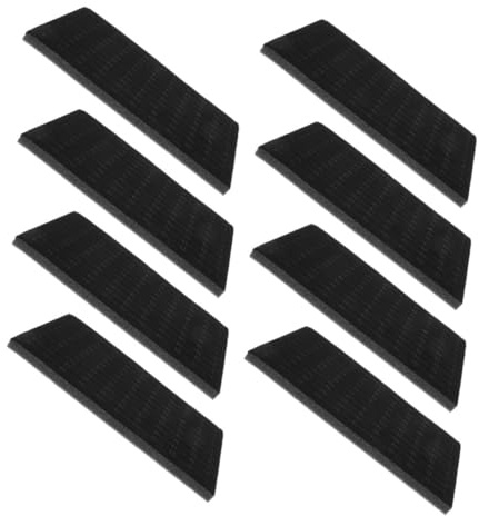 SMASOLO Almohadillas De Esponja Para Anillos y Pendientes, Relleno Protector Negro, Esponja, Para Caja Organizadora De Joyas, Uso Personal y Exhibición, Pack De 8 Piezas