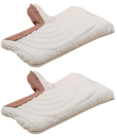 Kiln Mittens for High Temperature 1 Pair Fire Resistant Gloves | Pottery Kiln Use, Cotton Cloth Insulation, Flexible Fit and Nice Grip Control for Ceramic Pieces Random Color