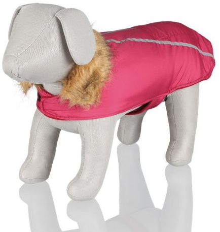 TRIXIE Mantel Hundemantel Winter Rosa Polyester Fleece S (1) 40-56 cm, S (2) 42-64 cm