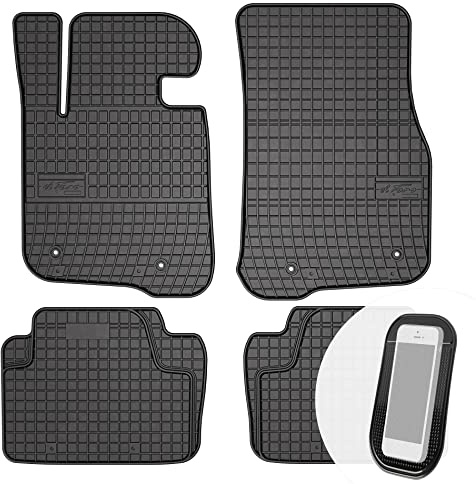 moto-MOLTICO Gummimatten Auto, 4-teiliges Set, Allwetter Gummi Fußmatten, Antirutsch & Wasserfest Autoteppiche - passend für BMW 4 Serie F33, F83 2013-2020