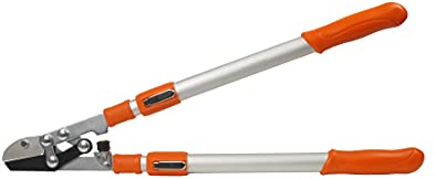 OZAKI - Coupe-Branches Télescopique - Bras Extensibles de 68,5 à 101 cm en Aluminium 6 Positions - Lames Enclumes pour Bois Dur en Acier Traité - Ø Coupe : 38 mm