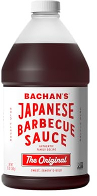 Bachan's Japanese Barbecue Sauce - Original, 85 Oz, Half Gallon Jug, Cold-Filled, Non GMO, No Preservatives, Vegan and BPA free - BBQ Sauce for Wings, Chicken, Beef, Pork, Seafood, Noodle Recipes, and More