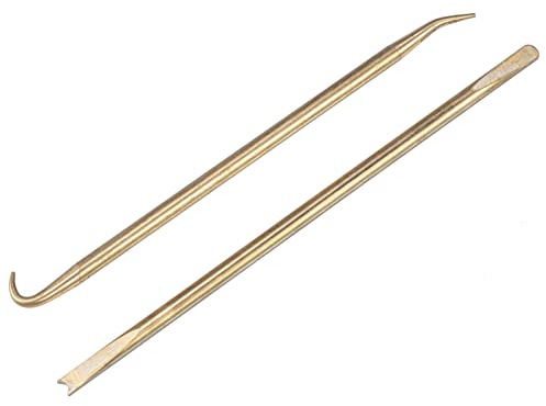 O-Ring-Werkzeug-Set – Haken und Pick, Handwerkzeuge, nützlich zum Entfernen von kleinen Sicherungen, Öldichtungen, Federn und Drahtstopfen, Messingmaterial für längere Lebensdauer