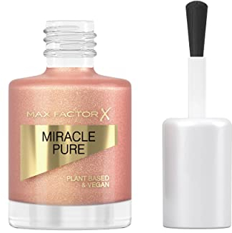 Max Factor Smalto Unghie Miracle Pure Nail Colour, Smalto 100% Vegano, con Formula Traspirante, Asciuga Velocemente, Formato 12 ml, Colore 232 Tahitian Sunset