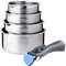 Arthur Martin - AM7457 Stainless Steel cookware Set with Removable Handle