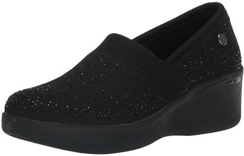 Skechers Damen-Loafer Martha Stewart Pier Lite Reflection, Schwarz, 39 EU