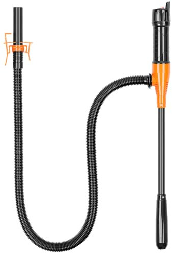 Pompe de Transfert Electrique pour Essence et Liquides à Piles, Pompe à Aspiration Automatique, Gaz 2.6GPM, pour Feux de Chauffage Eau Gaz