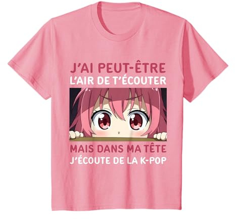 Humour Kpop je ne t'écoute pas, j'écoute de la K-pop T-Shirt