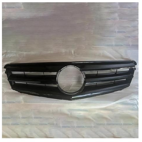 SQOFJDF Kühlergrill Front Hood Grille Racing Grill Grills Tuning Für Mercedes Für Benz C-Klasse W204 C180 C200 C300 C350 2008 2009-2014 Gitter(Alles schwarz)