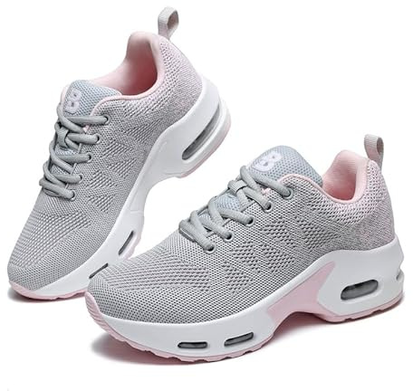 Scarpe da ginnastica ortopediche da donna, scarpe da corsa con cuscino d'aria, atletiche sportive, leggere, da camminata, sneakers in rete traspiranti da donna, per lavoro infermieristico, supporto