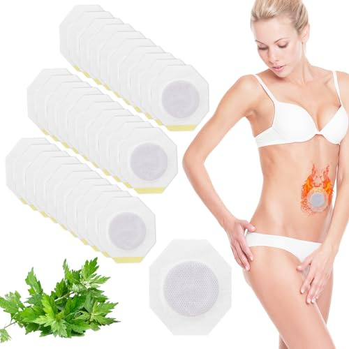 30 Stück Abnehmpflaster, Kräuter Lymphdrainage Pflaster, S4 Slim Patch zur Fettverbrennung, Bauchfett Reduzierung, Taille Schlank, Anti-Cellulite, Abnehmen Pflaster für Personen jeden Alters