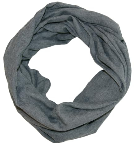 beybey® Damen Loopschal aus 100% Baumwolle – Leichter Rundschal, weich & atmungsaktiv – Viele Farben & Muster