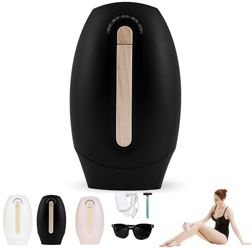 silkier ipl laser testsieger 2025-Schmerzfreie dauerhafte Haarreduktion mit kühlender Technologie – LumiPro IPL von Feleva Original-Ideal für Arme, Beine und Gesicht (Schwarz)