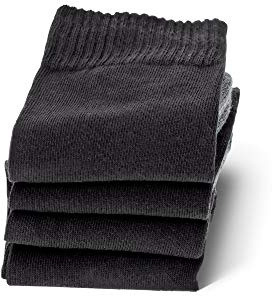 Camano Sportstrumpor för män (4-pack), Svart (Black 05), 43-46 EU