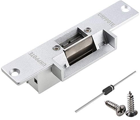 UHPPOTE Electric Strike Door Lock Fail-Safe for Access Control System Deadlatches or Cylindrical Locksets