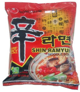 Nong Shim, Shin Ramyun - Sopa de fideos gourmet picante (20 unidades)