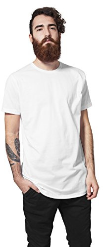 Urban Classics T-Shirt Long Homme T-Shirt Manches Courtes Blanc XXL