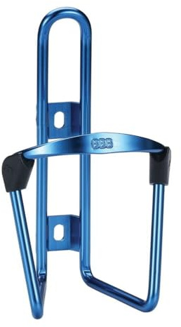BBB Cycling Water Bottle Holder Universal Bike Bottle Cage for Road Bike and MTB Lightweight FuelTank BBC-03 Blue Anodised
