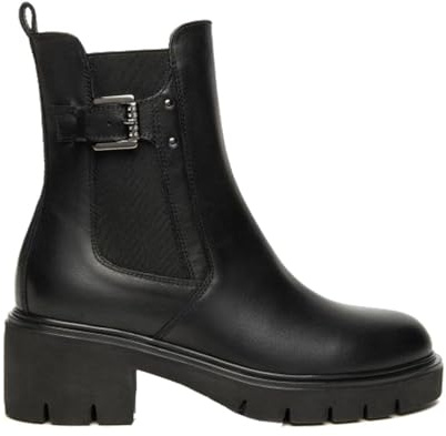 Nero Giardini I514814D Stivaletti Chelsea Donna in Pelle - Nero 39 EU